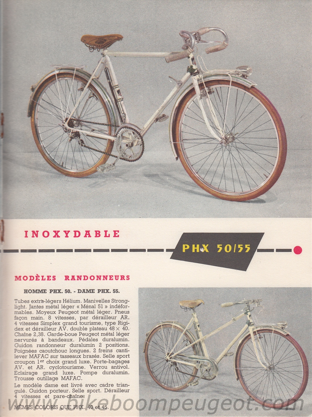 Catalogue Peugeot Vélomoteurs Et Motos - Édition 1953 - Bon état, Langue Française